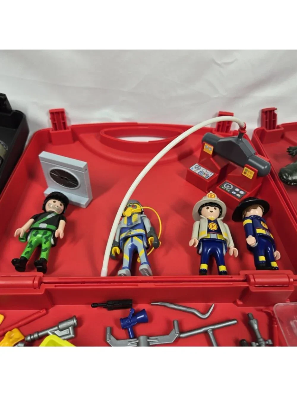 Playmobil Lot Carry Case, Pirates, Christmas, First Responder Alligator, Raft